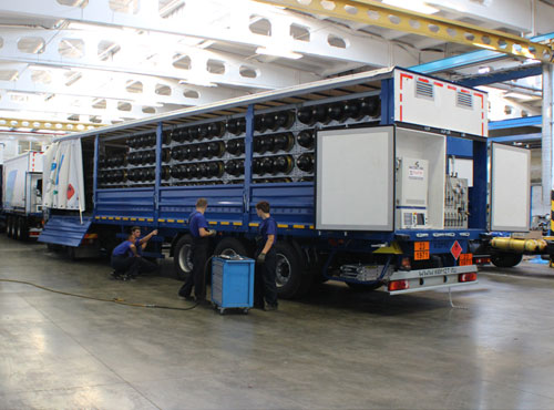 Modular Mobile Filling Station for CNG